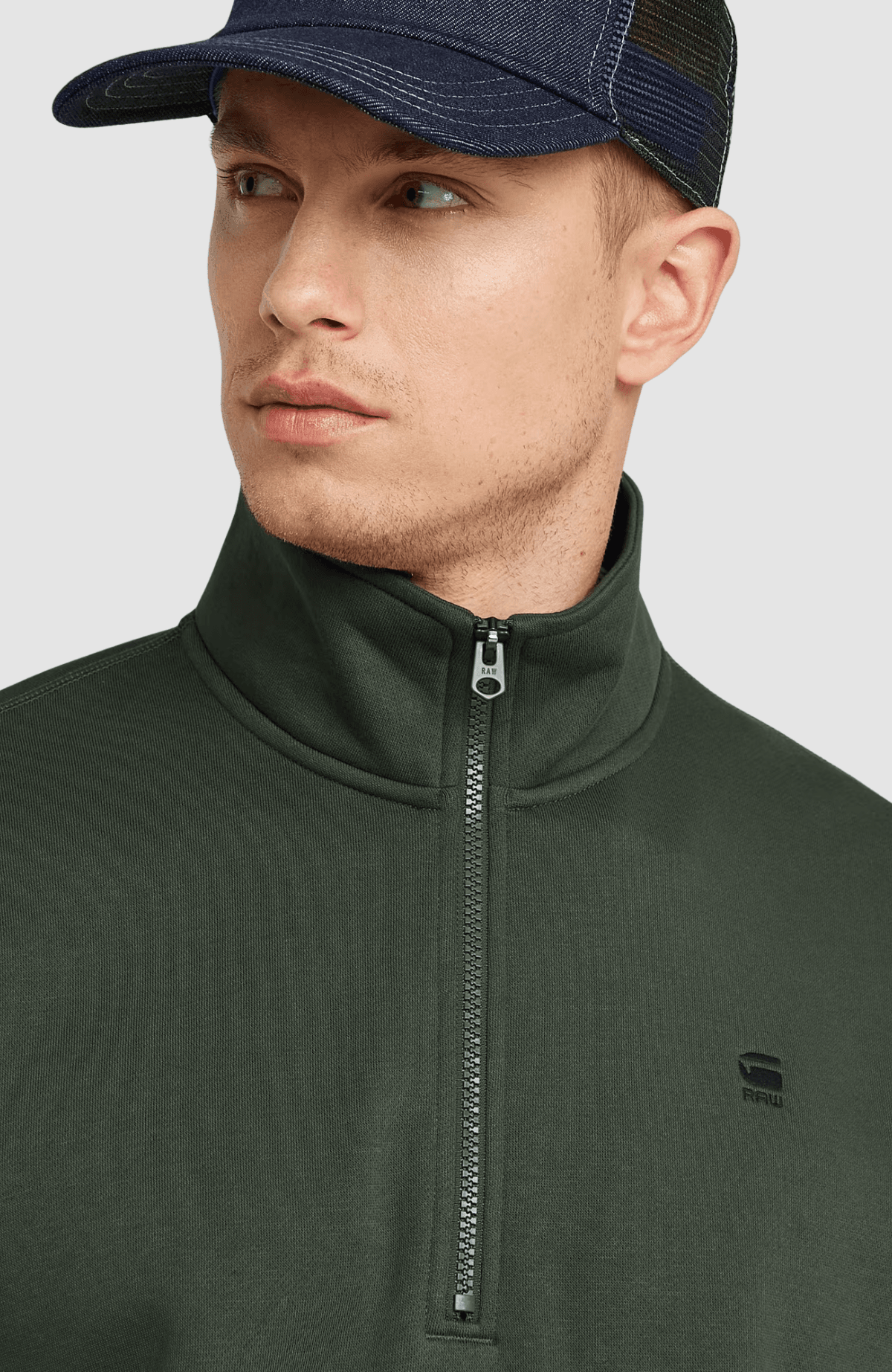Premium core half zip r sw l\s