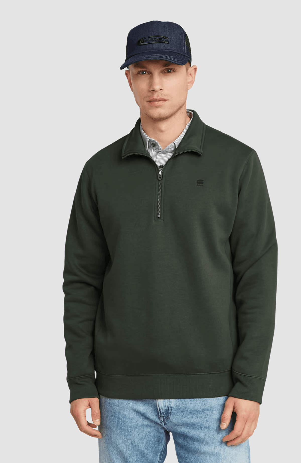 Premium core half zip r sw l\s